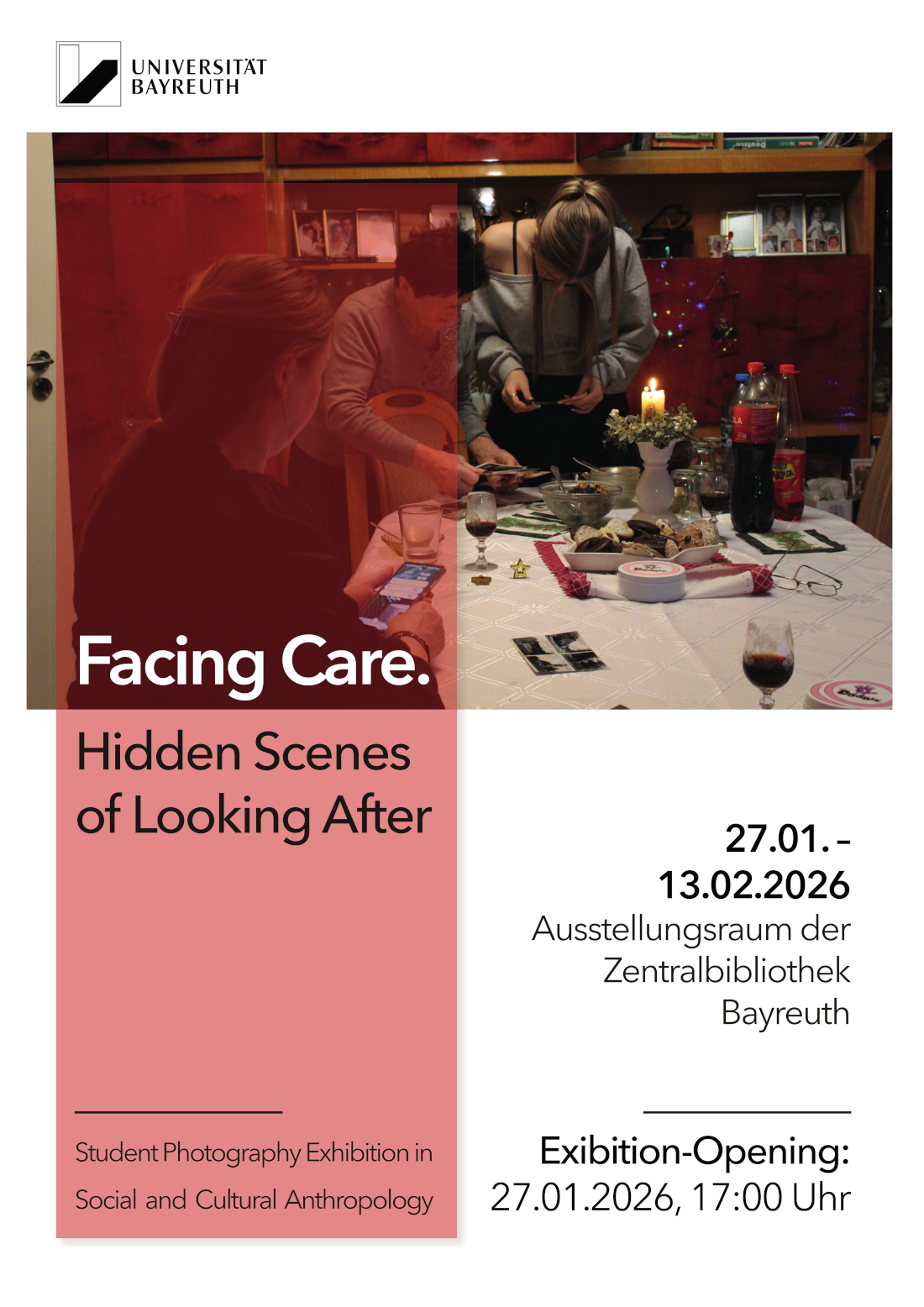 Poster for the Event "Facing Care"