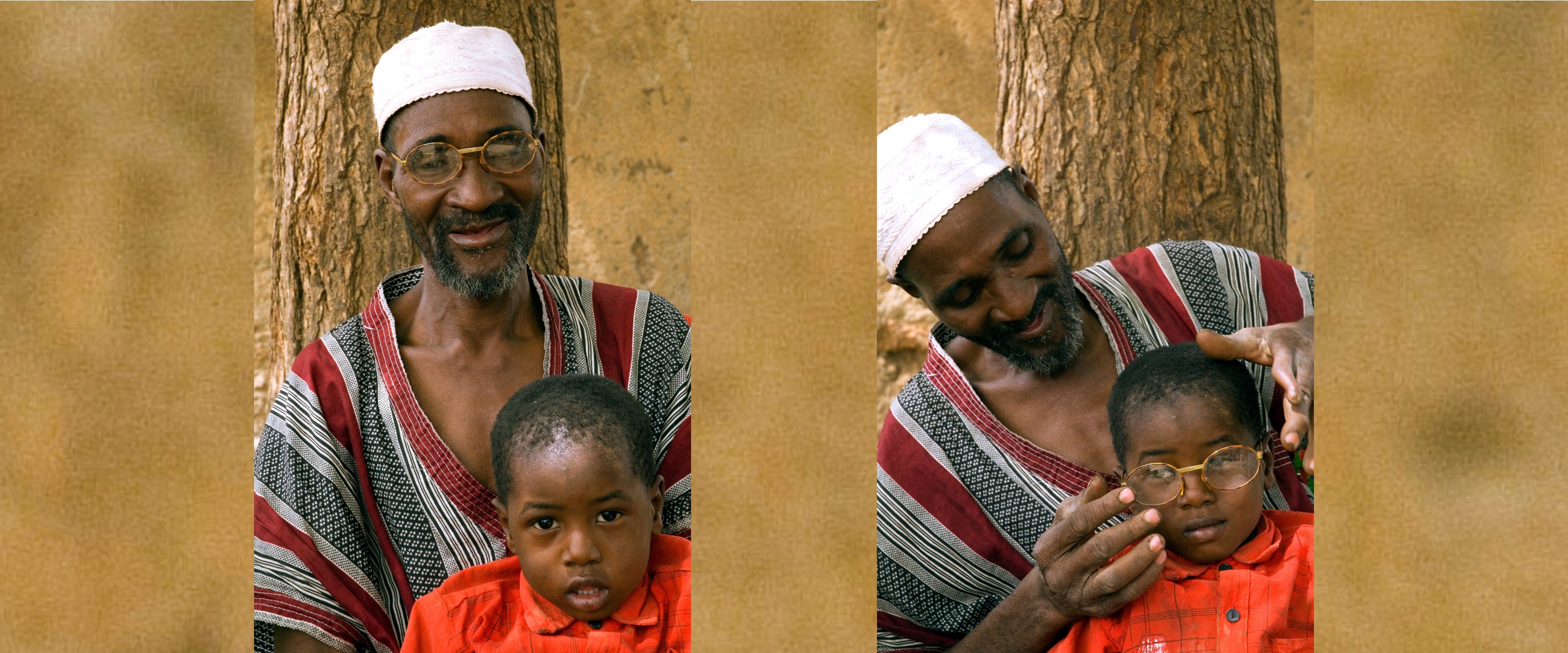 Malian man with child